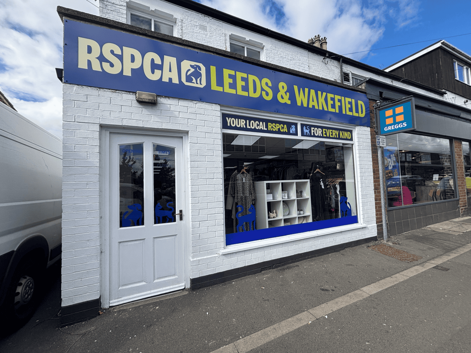 Our Garforth charity shop at RSPCA Leeds, Wakefield & District Branch