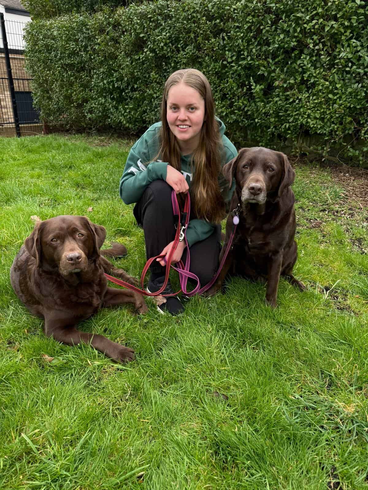Kelly, an animal care assistant at RSPCA Leeds, Wakefield & District Branch