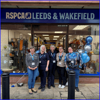A photo of the Pontefract Charity Shop, belonging to the RSPCA Leeds, Wakefield & District Branch