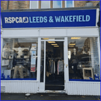 A photo of the Roundhay Charity Shop, belonging to the RSPCA Leeds, Wakefield & District Branch